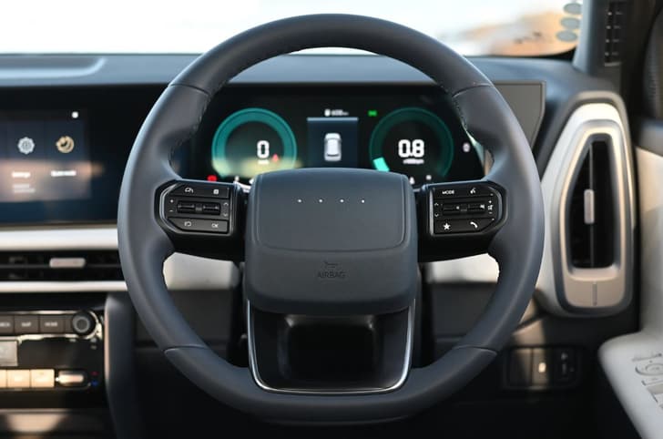 Hyundai Venue steering wheel