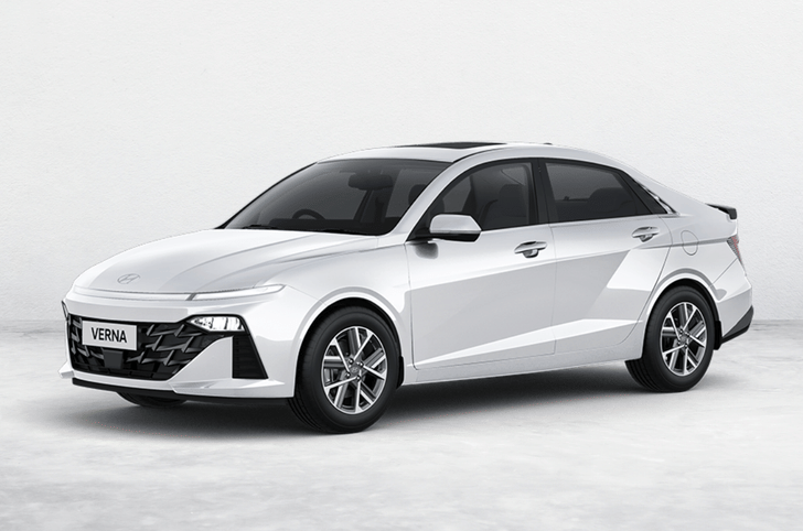 Hyundai Verna white