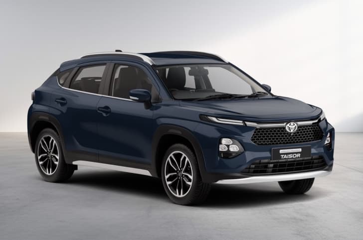 Toyota Taisor Bluish Black exterior colour