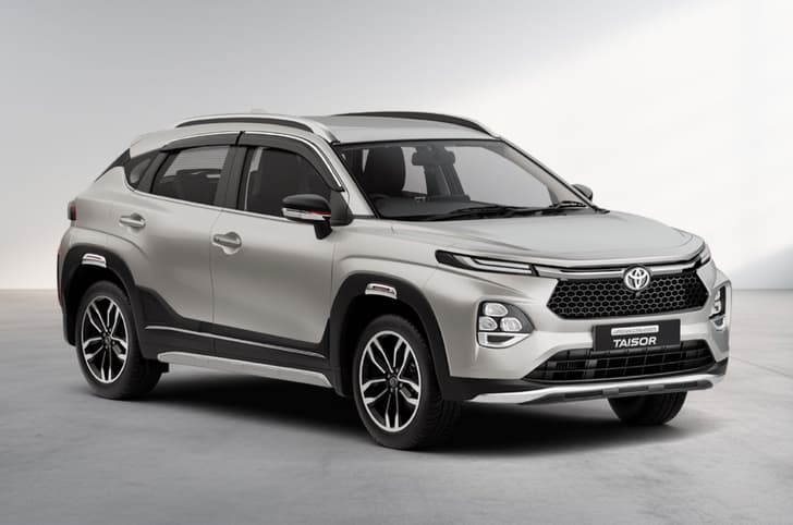 Toyota Taisor cafe white exterior colour
