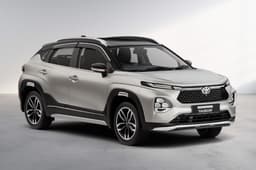 Toyota Taisor cafe white and black roof dual tone exterior colour