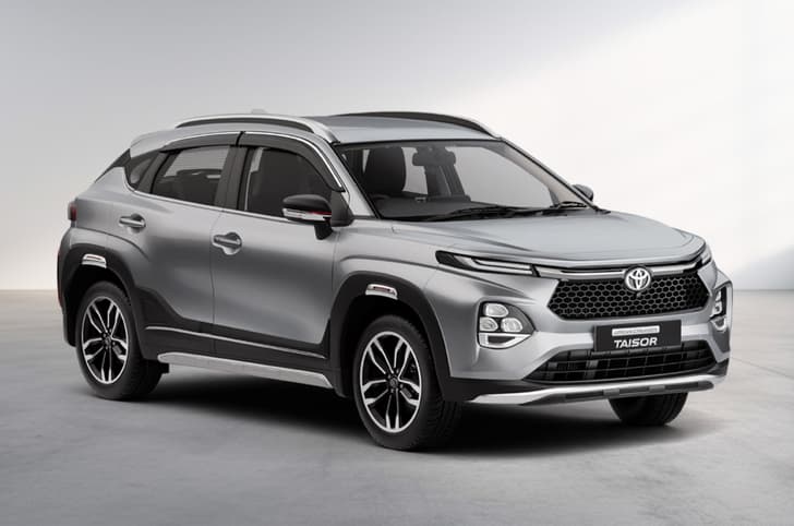 Toyota Taisor enticing silver exterior colour