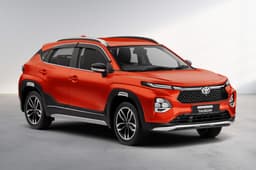 Toyota Taisor lucent orange exterior colour
