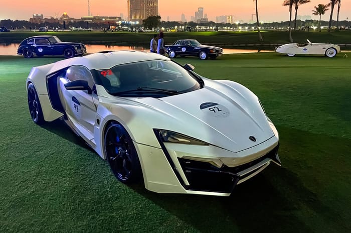 1000 Miglia Experience UAE 2025 Lykan Hypersport