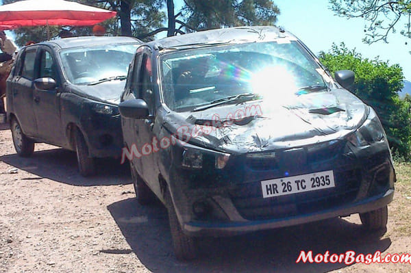 Maruti Alto 800 facelift takes shape