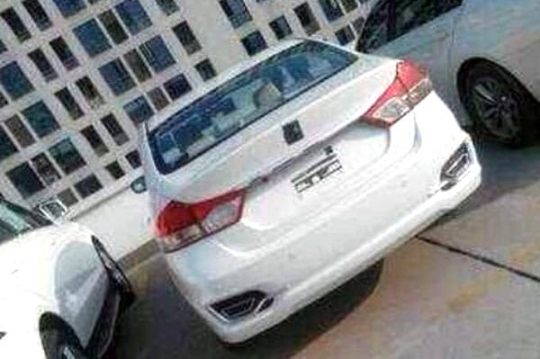 Suzuki Alivio sedan spied in China