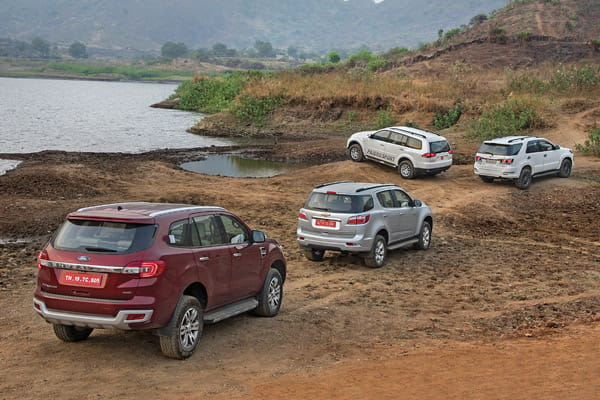 New Ford Endeavour vs Trailblazer vs Pajero Sport vs Fortuner comparison