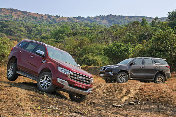 New Toyota Fortuner vs Ford Endeavour comparison