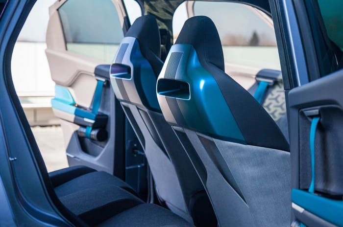 Tata H2X rear seats