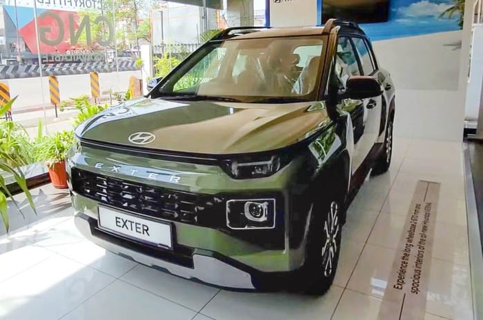 Hyundai Exter showroom