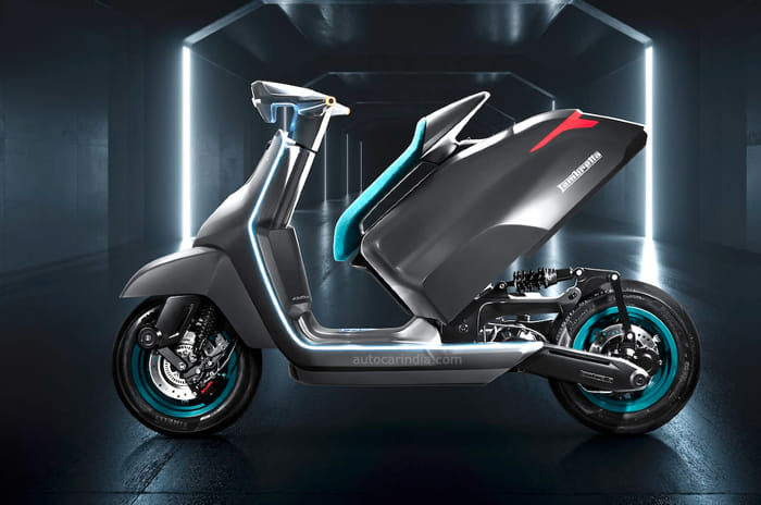 Lambretta Elettra e-scooter concept shown at EICMA 2023