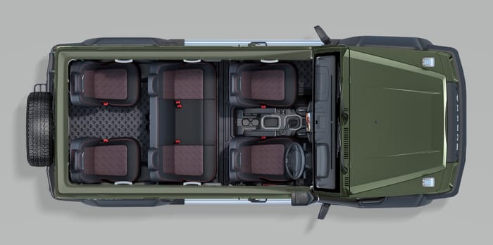 Force Gurkha 5 door interior