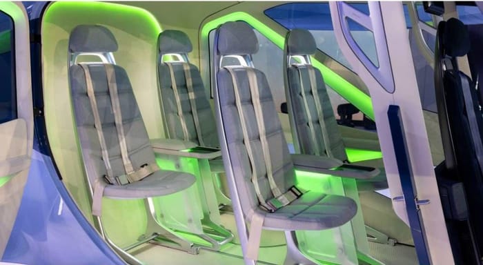 Hyundai flying taxi showcased at CES 2024