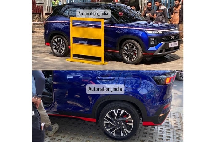 Hyundai Creta N Line spied