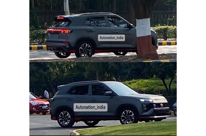 Hyundai Creta N Line spied