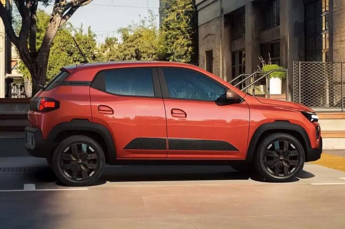 Updated Dacia Spring revealed, based on the Kwid EV