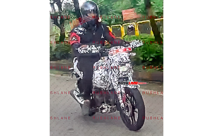 Bajaj CNG bike spotted again, could be called Bruzer