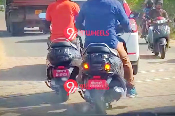 Suzuki Access 125 facelift spotted for the first time