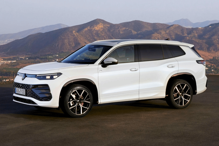 Volkswagen Tayron 3-row SUV spied in India for the first time