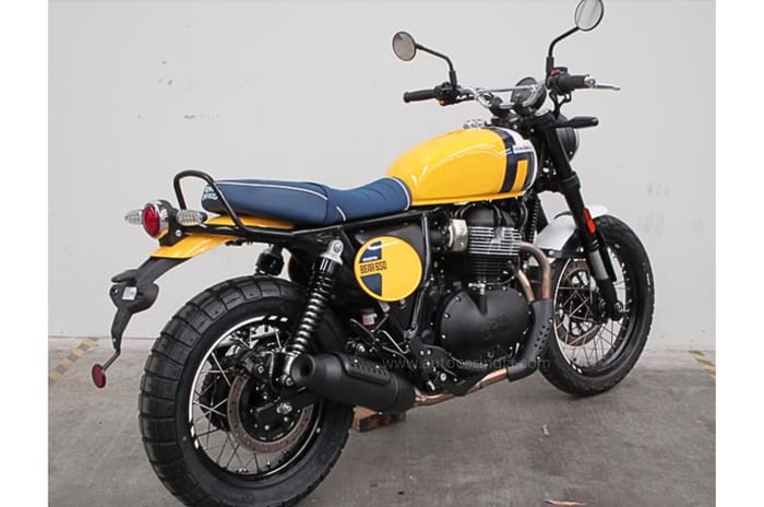 RE Interceptor Bear 650 scrambler leaks ahead of launch