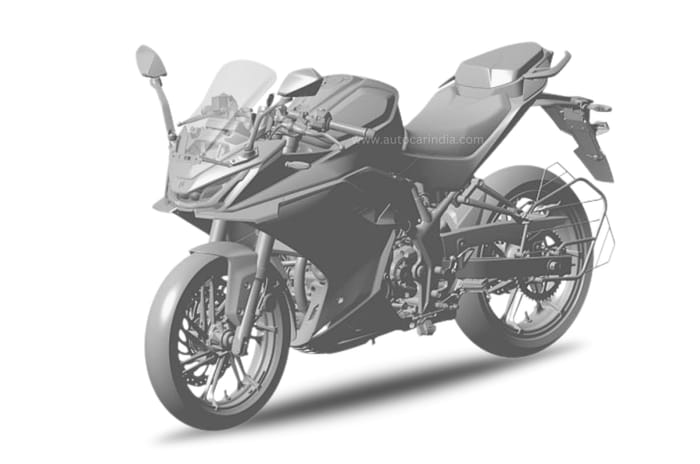 Updated Hero Karizma XMR design patented