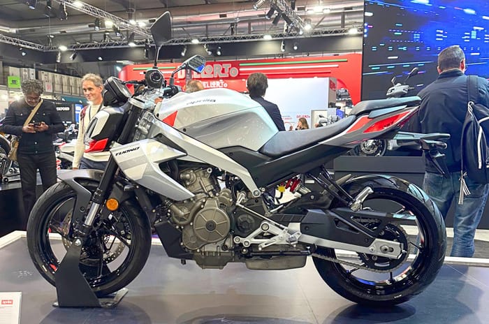 Aprilia Tuono 457 breaks cover at EICMA 2024