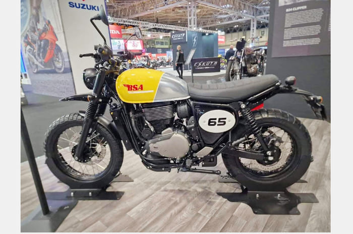 BSA B65 scrambler based on Gold Star 650 revealed