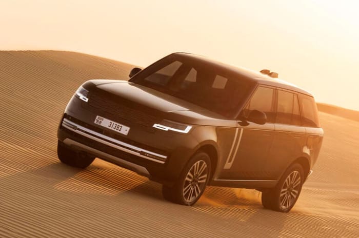Range Rover electric undergoes high temperature testing in UAE