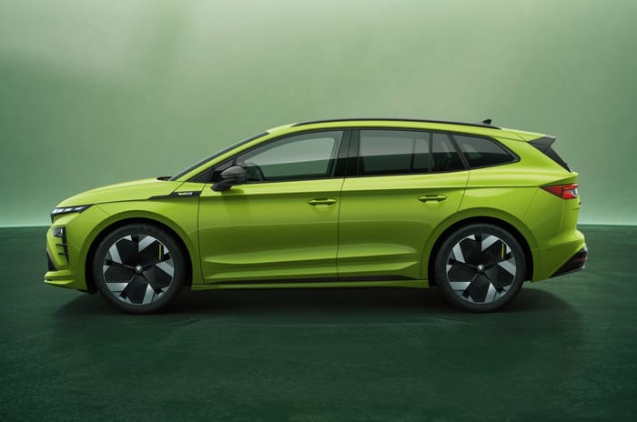 2025 Skoda Enyaq RS side