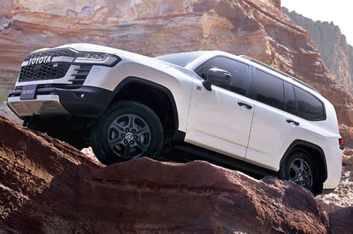 2025 Toyota Land Cruiser GR-S off-road
