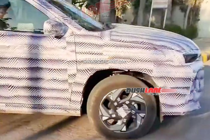 Maruti Grand Vitara three-row spied, new details seen