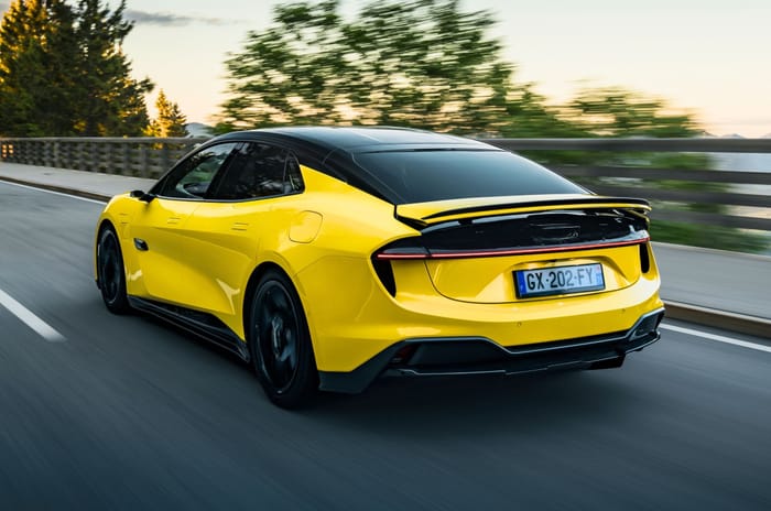 Lotus Emeya rear action