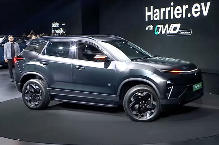 Tata Harrier EV full price range is Rs 21.49 lakh-30.23 lakh