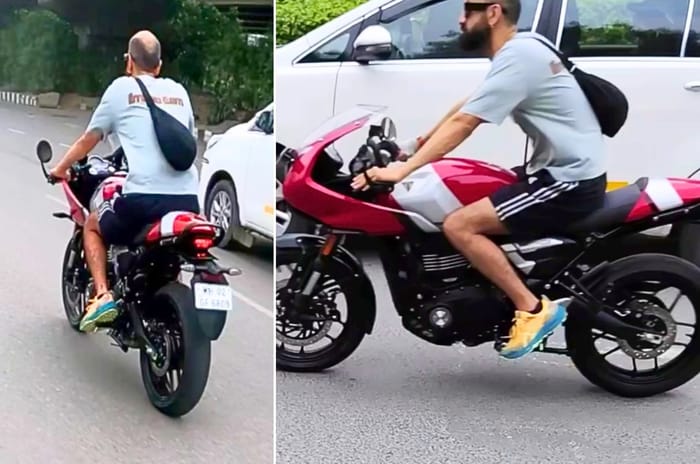 Triumph Speed 400 spy shot Triumph Speed 400 spy shot