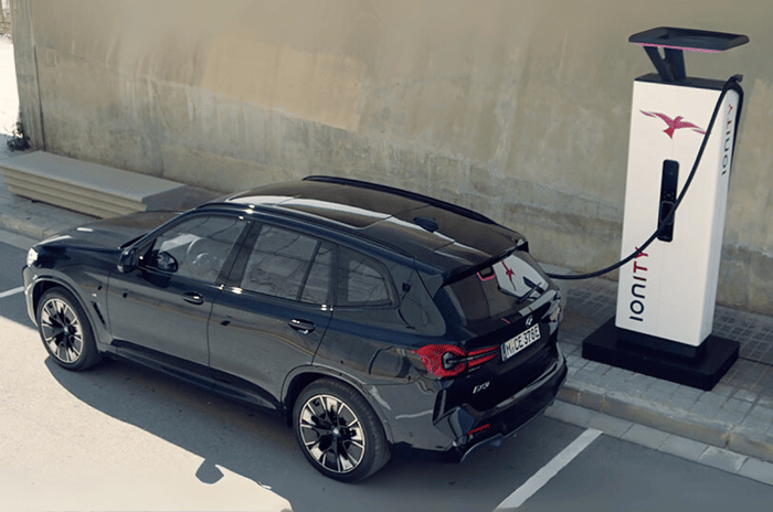 Current BMW iX3 charging