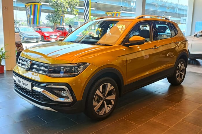 Volkswagen Taigun showroom