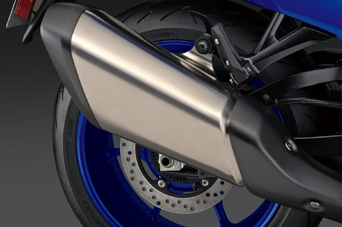 Suzuki Hayabusa exhaust muffler