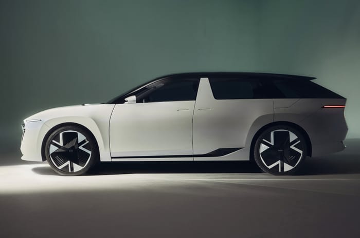 Skoda Vision O concept side profile