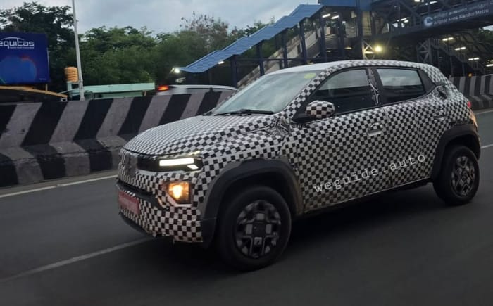 renaul-kwid-facelift-spy-shot-side-static