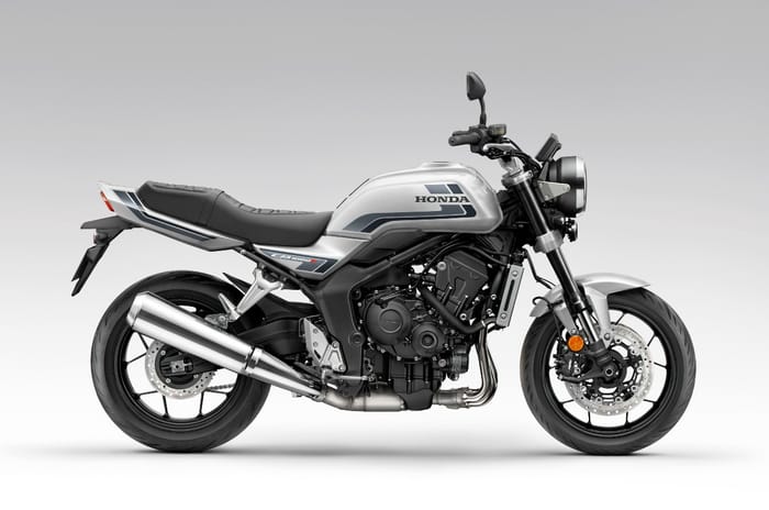 Honda CB1000F right side profile static in studio