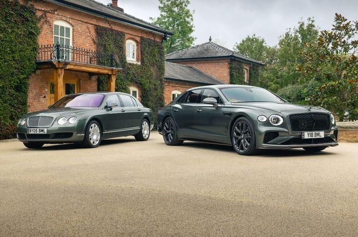 Bentley marks three anniversaries with bespoke Flying Spur tributes
