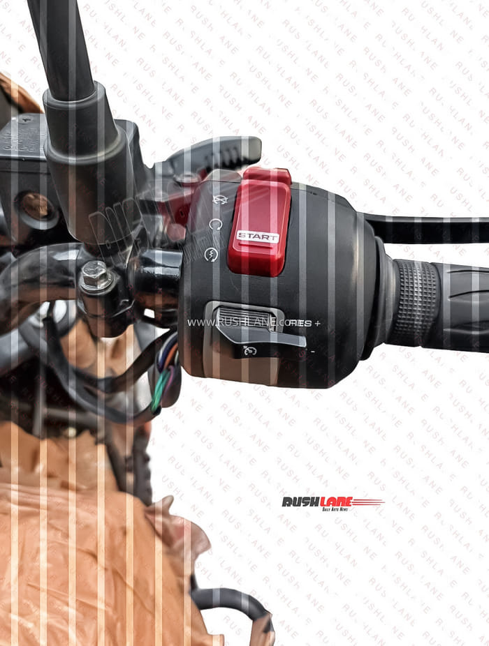 Hero Glamour spotted with cruise control