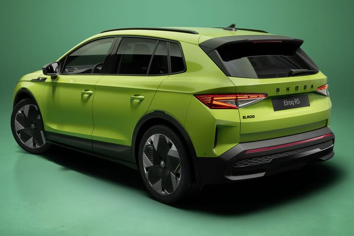 Skoda Elroq vRS performance EV unveiled with 340hp, 4WD