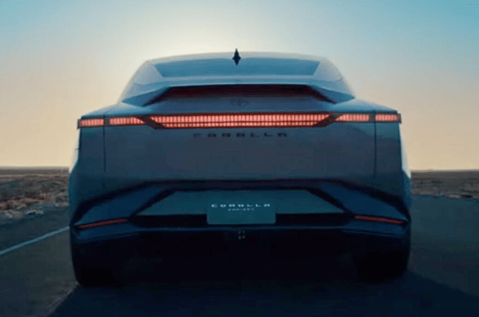 Toyota Corolla concept rear