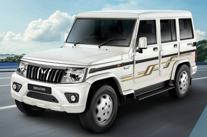 Mahindra Bolero white color