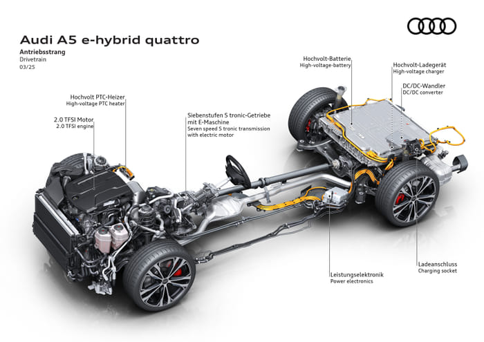 Audi A5 gets new PHEV powertrain with 110km electric range