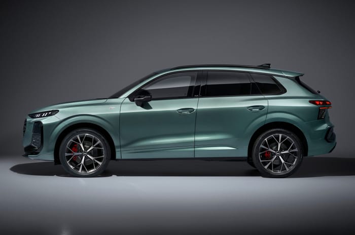 Audi Q3 side profile exterior shot