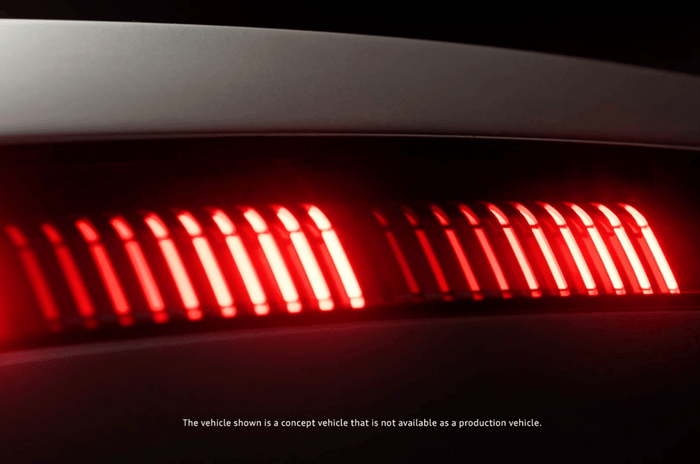 Audi TT concept tail light