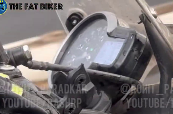 Bajaj-Triumph scrambler: fresh spy shots show new details