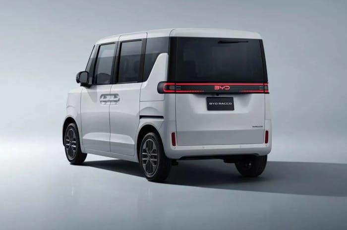 BYD Racco rear three quarter